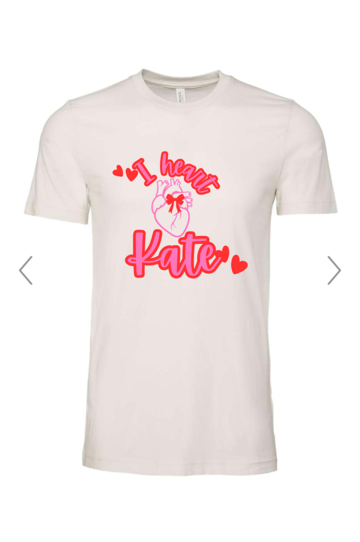 I Heart Kate Benefit Tees {Toddler, Youth and Adult}