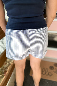 Colbey Stripe Tailored Shorts {2 colors}