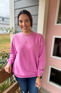 Genesis Orchid Fleece Crew Neck