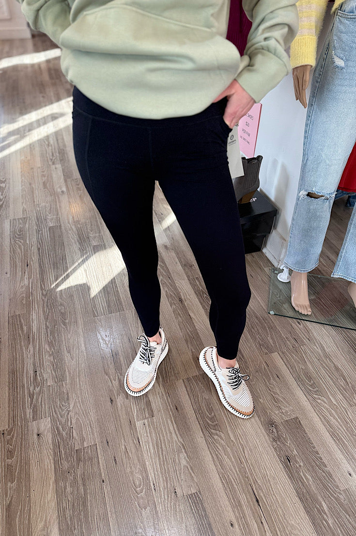 Adam Black High Waisted Leggings