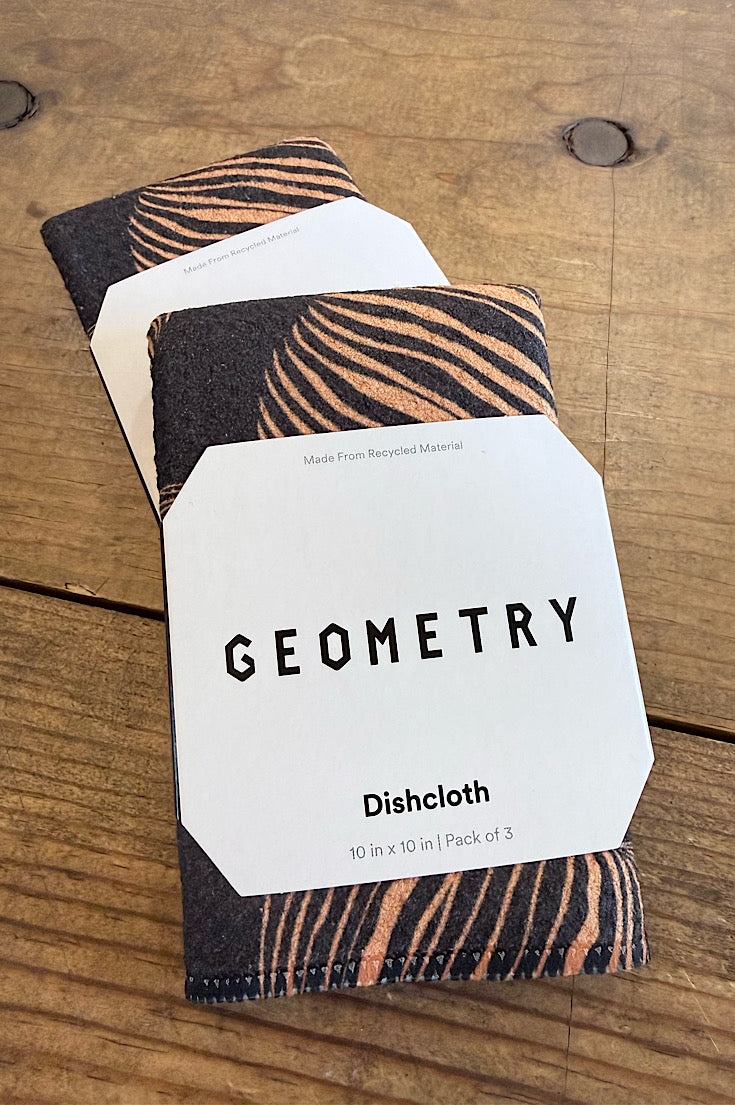 Geometry Dishcloth Set of 3