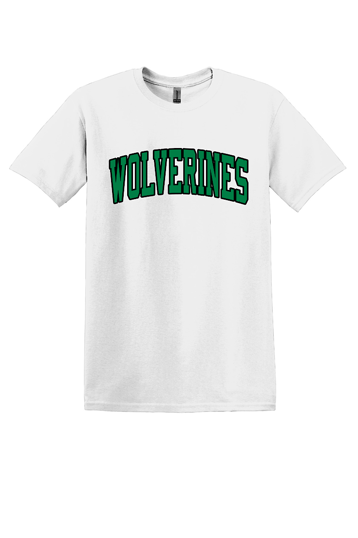 Wolverines Arch Block Tee {2 colors}-Youth and Adult