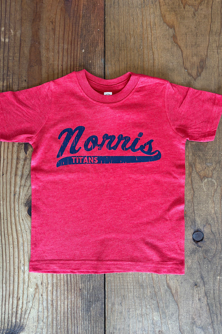 Norris Titans Script Toddler/Youth Tee