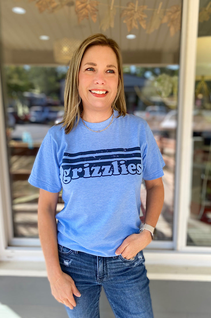 Grizzlies Stripe Tee