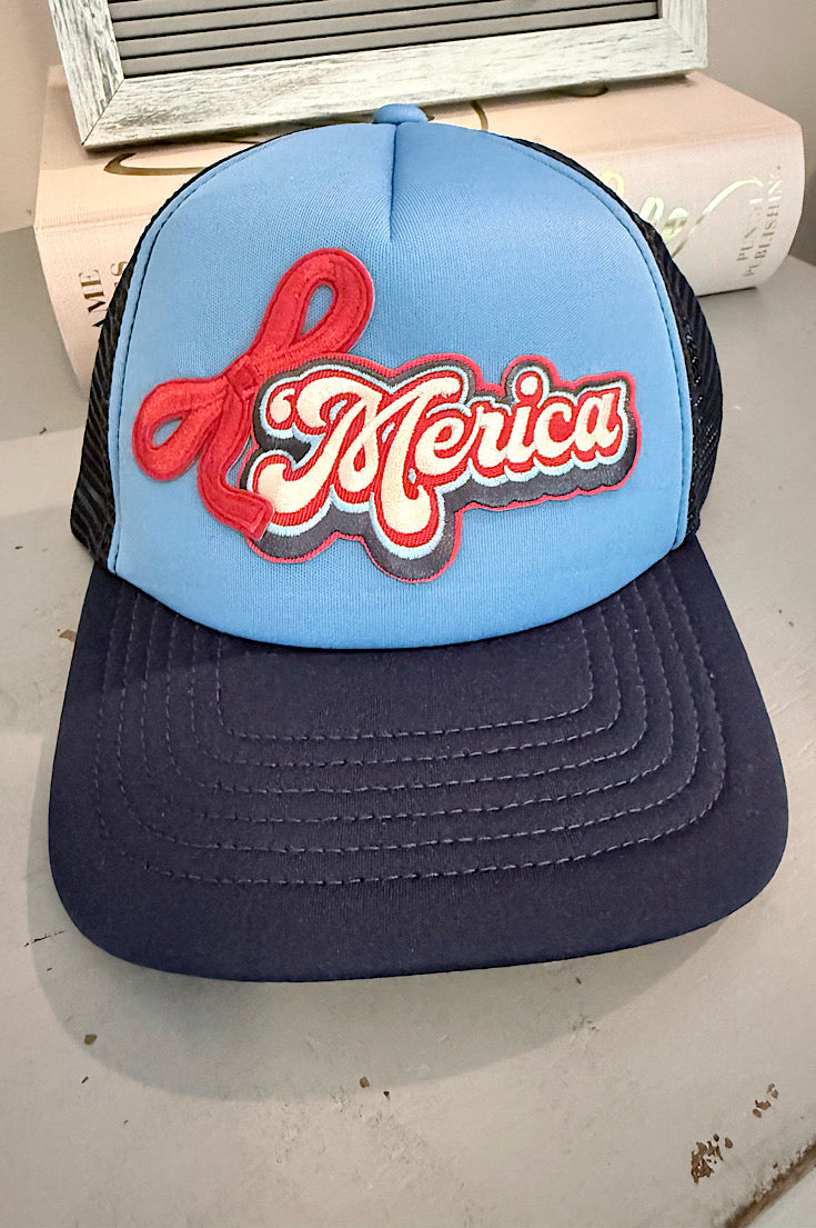 'Merica Bow Patch Trucker Hat