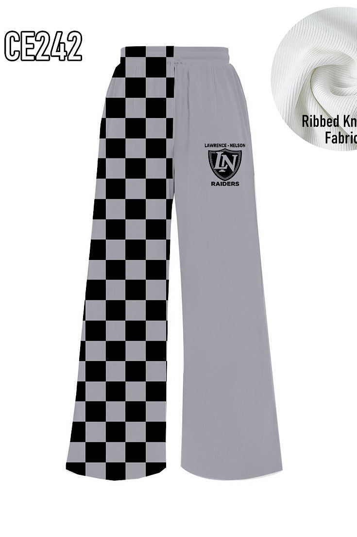 Lawrence-Nelson Raiders Split Leg Pants-Youth and Adult!