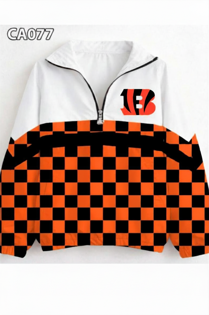 Bayard Tigers Check Windbreaker-PREORDER