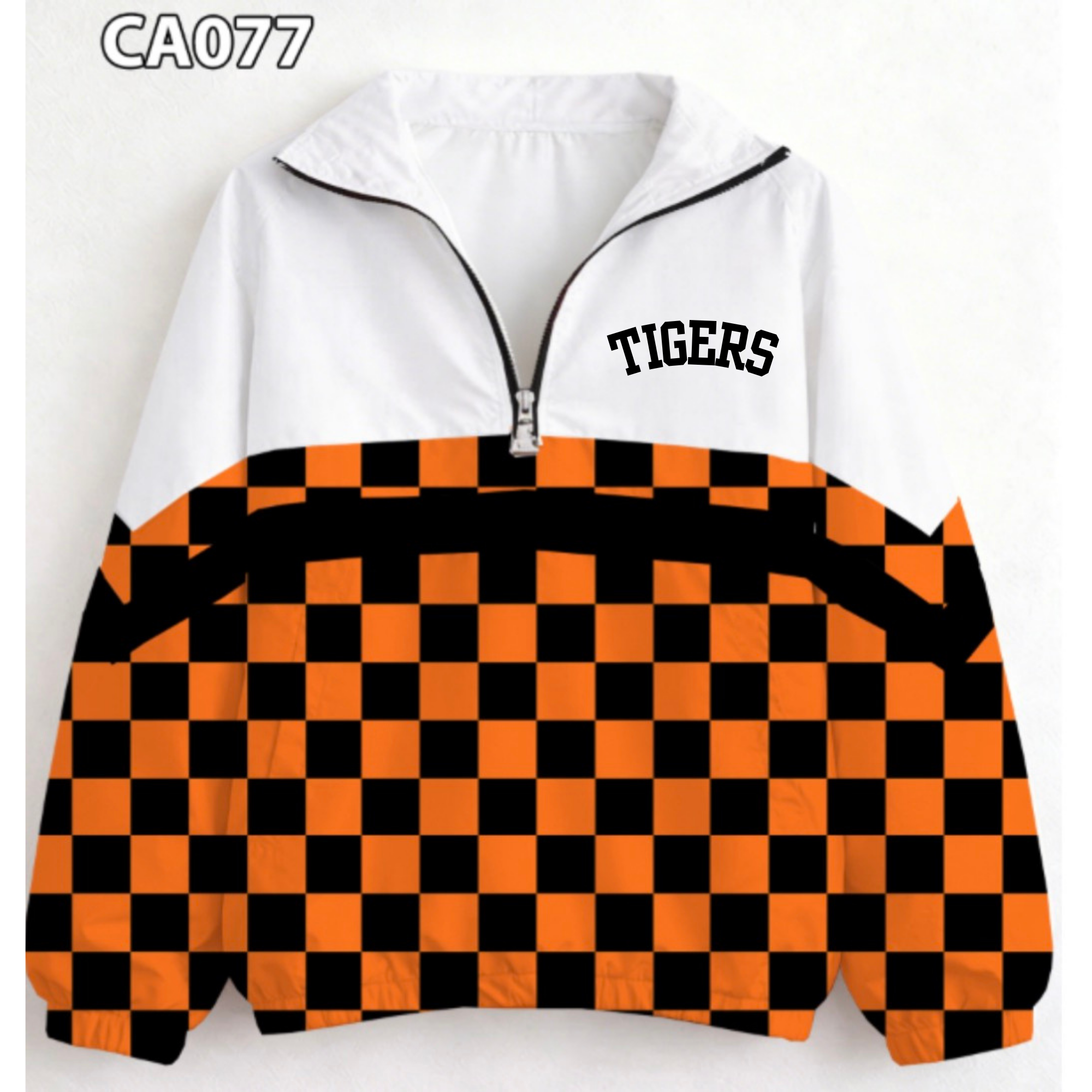 Tigers Check Windbreaker-PREORDER