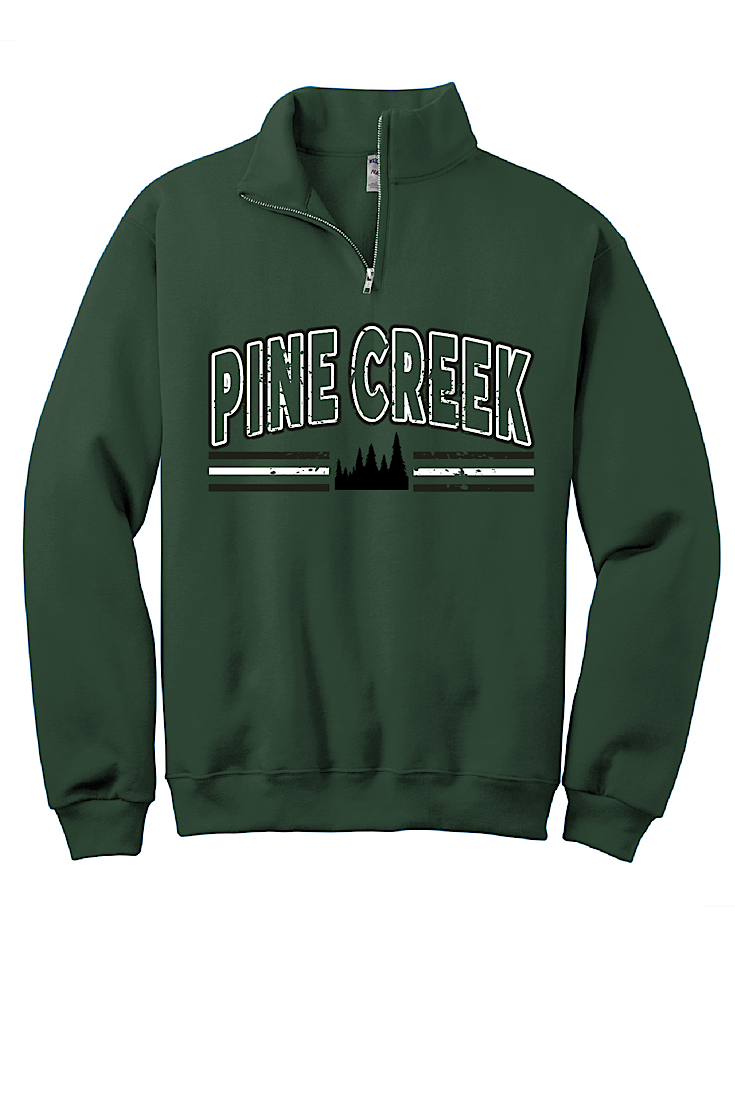 Pine Creek Forest Green 1/4 zip