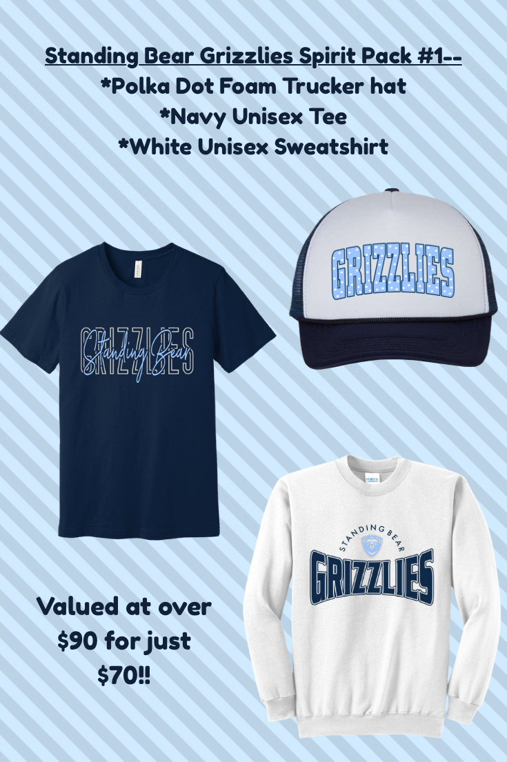 Grizzlies Adult Spirit Pack #1-PREORDER