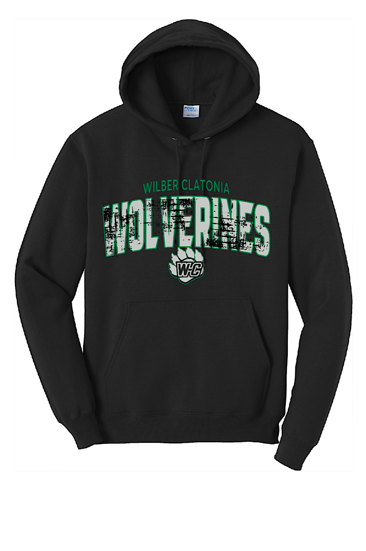 Wolverines Black Unisex Hoodie