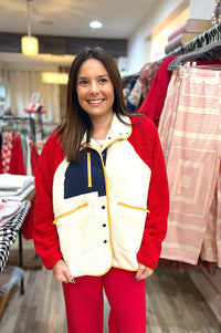 Ensley Sherpa Colorblock Jacket