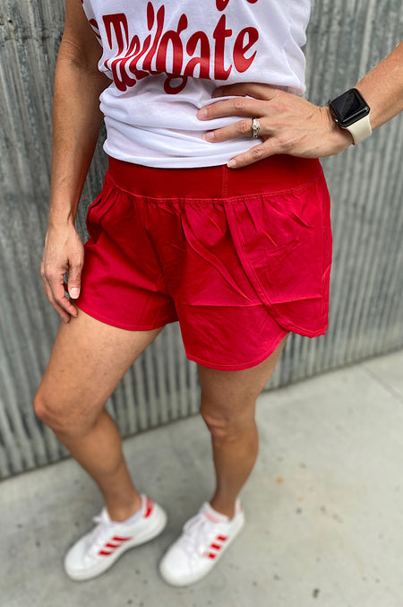 Bailee High Waist Belted Stretch Shorts {2 colors}