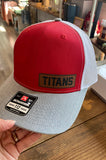 Titans Rectangle Leather Patch Hat {2 colors}