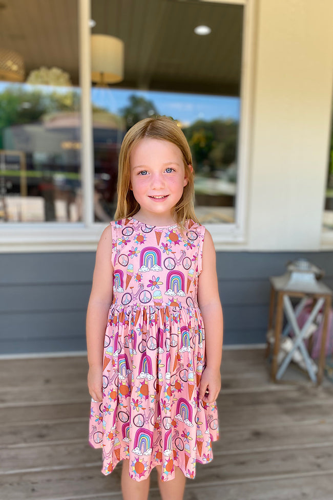 Summer Days Toddler Tank Dress