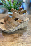 Sebastien Tan Strappy Wedge