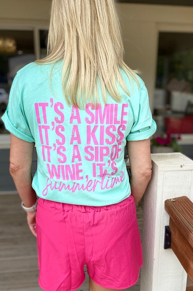 It's Summertime Mint Graphic Tee