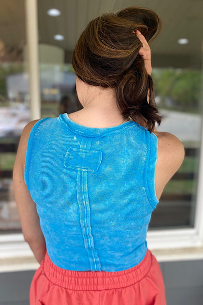 Lennox Mineral Washed Muscle Tank {4 colors}