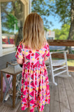 Watermelon Wonder Toddler Short Sleeve Pocket Dress