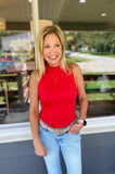 Ledger Sleeveless Mock Tank {4 colors}
