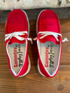 Blaze True Red Canvas Slip On Sneaker