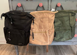 Thatcher Roped Nylon Backpack {3 Colors}