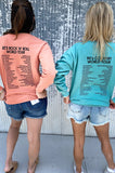 Retro World Tour Comfort Colors Sweatshirts