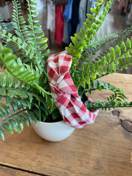 Gingham Knot Headband {6 Colors}