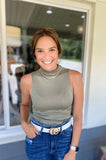 Ledger Sleeveless Mock Tank {4 colors}
