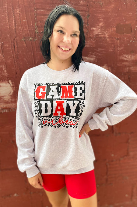 Kids Red Game Day Nebraska Sweatshirt