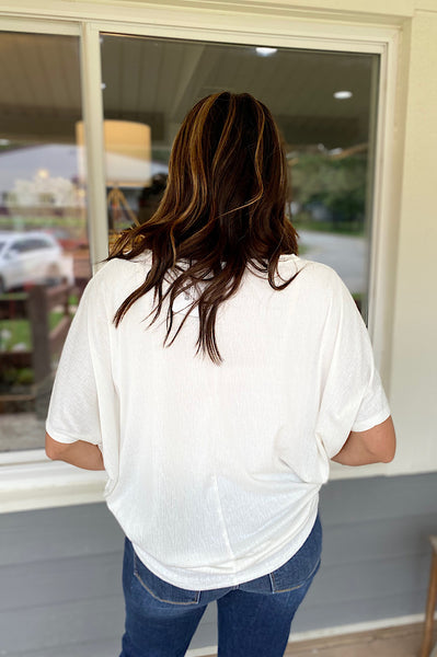 Laken Oversized White Tee