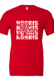 Norris Titans Red Short Sleeve Tee-Unisex