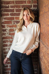 Kyla Ivory Collared Sweater