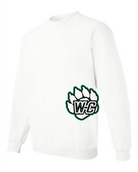 Wolverines Black Long Back Sweatshirt w/ Side Logo-Youth and Adult