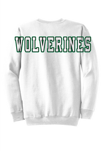 Wolverines Black Long Back Sweatshirt w/ Side Logo-Youth and Adult