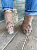 Axel Taupe Fringe Boots