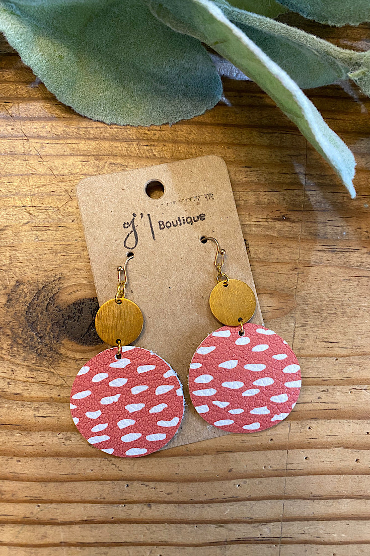 Handmade Leather Earrings