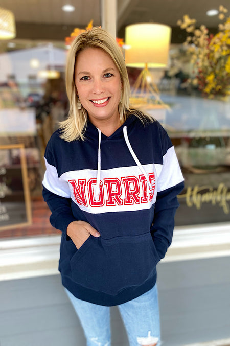 Norris Arch with Logo Inside Out Ash Gray Fleece