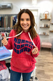 Norris Titans Repeat Washed Red Hoodie