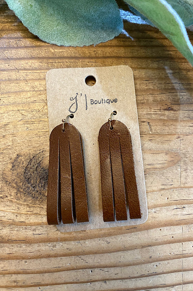 Handmade Leather Earrings