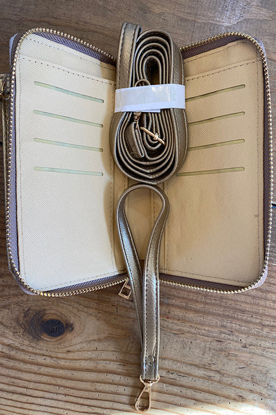 Karrington Solid Color Cell Phone Crossbody