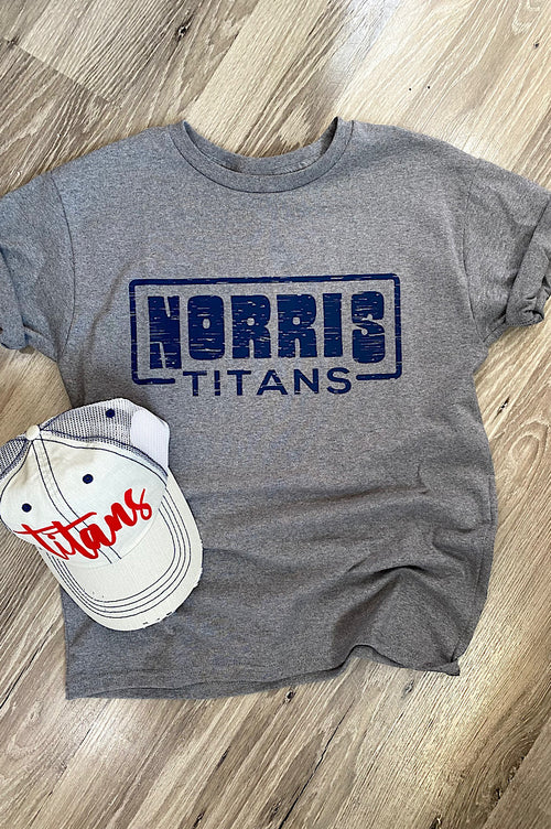 Norris Titans Youth Dark Gray Tee