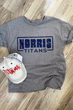 Norris Titans Youth Dark Gray Tee