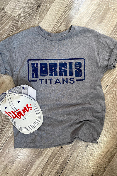 Norris Titans Youth Dark Gray Tee