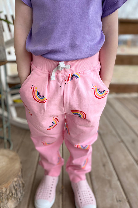Kylee Rainbow Chevron Toddler Dress
