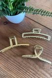 Gold Claw Clip