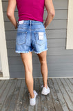 Karlie Button Fly Denim Shorts {2 colors}