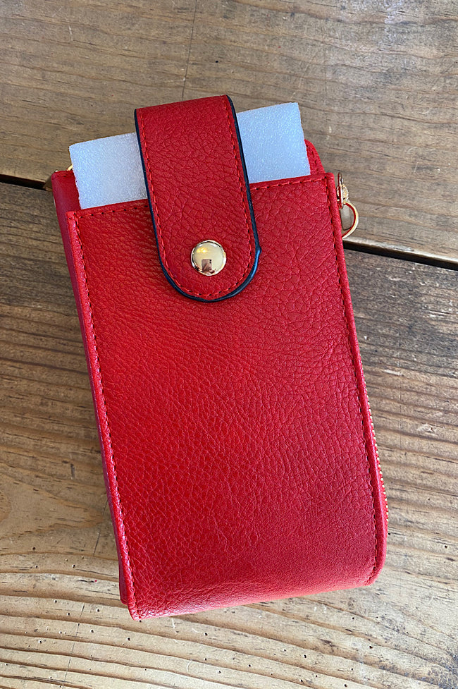 Karrington Solid Color Cell Phone Crossbody