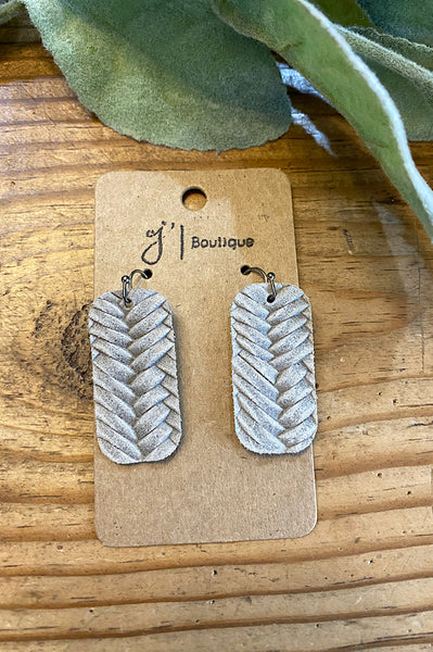 Handmade Leather Earrings