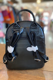 Blake Quilted Leather Backpack in Black